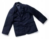 LINDEX 104 3-4 GRANATOWA MARYNARKA CHŁOPIĘCA KLASYCZNA CASUAL DOPASOWANA