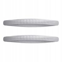 2 szt. Listwy ochronne na zderzak samochodu Naklejki odporne na zarysowania, łatwe do szarości