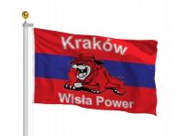 Флаг Краков 150x90 см Висла Power Болельщик Польша