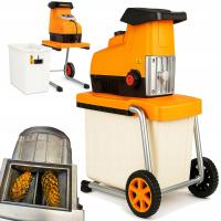 Электрический измельчитель для ветвей Riwall RES3044b 3500w max ролик конуса