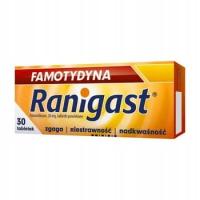 Фамотидин Ранигаст 20 мг таблетки 30 шт.