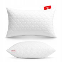 ПОДУШКА 50X80 АНТИАЛЛЕРГЕННАЯ СТЕГАНАЯ ТОЛСТАЯ МОЛНИЯ