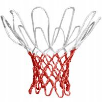 SIATKA DO KOSZA DOMEKS PP3 BIAŁO-CZERWONE 2SZT.