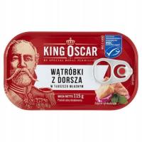 Король Оскар печень трески в жире 115 г