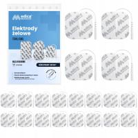 20x ELEKTRODY ŻELOWE DO ELEKTROSTYMULACJI 5x5 NAKŁADKI PADY TENS EMS (PIN)
