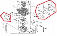 Zestaw uszczelek gaźnika GCV530 HONDA traktorki