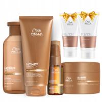 Wella Ultimate Smooth Zestaw do Włosów Suchych i Puszących się 4 szt.