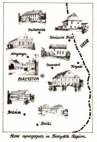 Białostocczyzna. Nieistniejące synagogi murowane