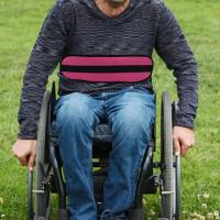 Przenośny pas bezpieczeństwa Elastyczne paski Oddychające regulowane pozycjonowanie Czerwone