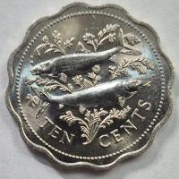 10 centów Bahamy ryby 1989 moneta od Rajmonet p. A73