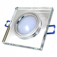 Галогенная стеклянная лампа GU10 со светодиодной подсветкой