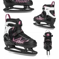 Łyżworolki dziecięce Attabo 2 w 1 Kylo różowy M