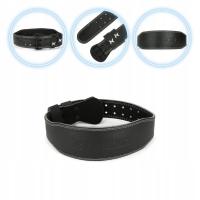 Pas do podnoszenia ciężarów XTREXO GymRat skórzany czarny OS