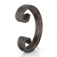 Elementy kute ogrodzenie C100 z 10x10 brama ozdoby