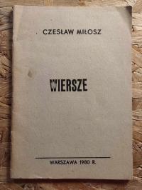 Czesław Miłosz - wydania podziemne - ok. 1980 - Edward Balcerzan - autograf