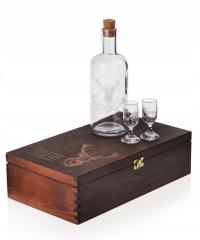 Красивый набор охотника на водку 6 1 в ящике