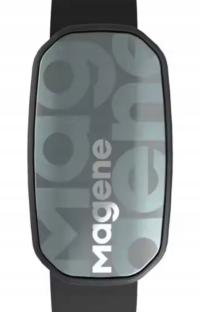 Poprawiony pas tętna pulsometr Magene v2.0 czujnik Bluetooth ANT+ niebieski