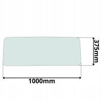 Заднее стекло переборки VW TRANSPORTER T4 Doka DUBEL (0198)