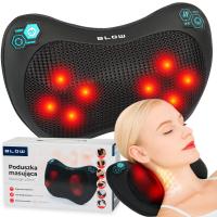 МАССАЖНАЯ ПОДУШКА С ПОДОГРЕВОМ, МАССАЖЕР ШИАЦУ ДЛЯ ШЕИ, СПИНЫ, НОГ, ТЕЛА