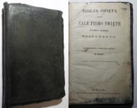 STARA BIBLIA GDAŃSKA, Pismo Święte, Stary Testament, Ewangelie, 1927, BRAKI