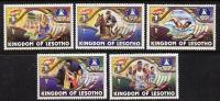 Lesotho 1984 Znaczki 469-73 ** sport igrzyska olimpijskie Olimpiada konie