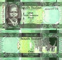 # SUDAN POŁUDNIOWY - 1 FUNT - 2011 - P-5 UNC