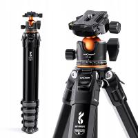 Tripod Statyw Monopod K&F Traveller M1 + głowica 15kg obciążenia KF09.105 + Etui case na narzędzia do naprawy zegarków lub innych narzędzi