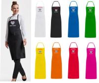 FARTUCH Z TWOIM NADRUKIEM LOGIEMM KGW KOŁO GOSPODYŃ WIEJSKICH DUŻY KOLORÓW