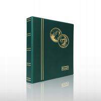 ALBUM KLASER NA 224 MONETY PREMIUM FISCHER ALBUM ZIELONY