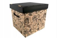 pudełko świąteczne kartonowe na dokumenty 24x24x24