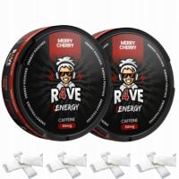 Woreczki Energetyczne R4VE Energy 50mg Caffeine Merry Cherry