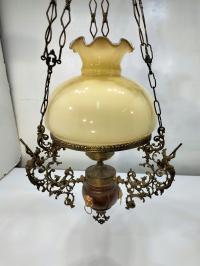 ŻYRANDOL LAMPA NAFTOWA WISZĄCA RUSTYKALNA