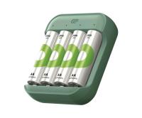 Ładowarka akumulatorków GP ReCyko 4 sztuki AA 2100 mAh w zestawie! B50434