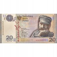 20 зл банкнота 100 лет независимости, Пилсудский, независимость