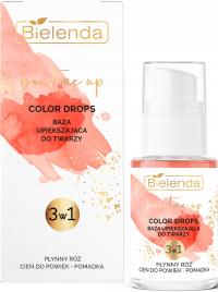 BIELENDA BOOST ME UP COLOR DROPS BAZA UPIĘKSZAJĄCA DO TWARZY 3W1 15 ML