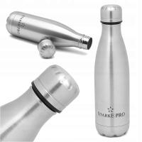 TERMOS BUTELKA Termiczna Stalowa NIERDZEWNA DUŻA Satynowa Starke Pro 500ml