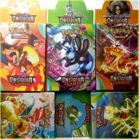 Новые карты Pokemon OBSIDIAN FLAMES 300 карт алый фиолетовый большой набор карт