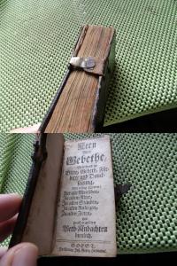 JĄDRO WSZYSTKICH MODLITW Caspar Neumann skóra ZAPIĘCIE ryciny 1710