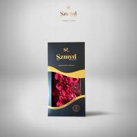 Czekolada ciemna z malinami ręcznie robiona 85g. SZMYD