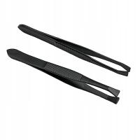 PĘSETA DO REGULACJI BRWI PIŃCETA PROSTA CZARNA 9CM