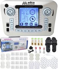 ЭЛЕКТРОСТИМУЛЯТОР МЫШЦ МАССАЖЕР ДЕСЯТКИ EMS ЭЛЕКТРОДЫ БАТАРЕИ КОМПЛЕКТ XXL