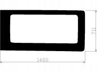 SZYBA BOCZNA VW CRAFTER MAN TGE 1480x711 OTWIERANA