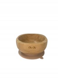 Бамбуковая чаша с присоской для детей BLW-Chi Chi