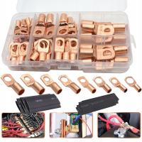 ZESTAW KONEKTORY OCZKOWE MIEDZIANE OCZKA KOŃCÓWKI KABLOWE OCZKOWE