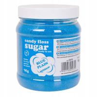 Kolorowy cukier do waty niebieski 1kg