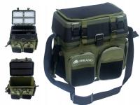 SKRZYNKA-SIEDZISKO Z MIEKKĄ MATĄ- KOSZ WĘDKARSKI PLECAK 3W1 +NA PREZENT