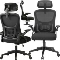 Fotel ERGONOMICZNY obrotowy REGULOWANY krzesło biurowe SIATKA do biura!!!