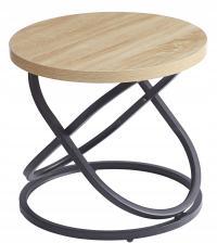 Круглый журнальный столик GALAXY fi 50 см скамейка дуб сонома