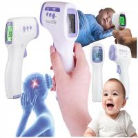 Termometr BEZDOTYKOWY elektroniczny dla ludzi i otoczenia Baterie GRATIS