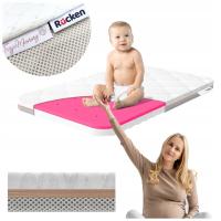 Materac Piankowy Dziecięcy do Dostawki Chicco Next2Me 82x50 FizjoMommy